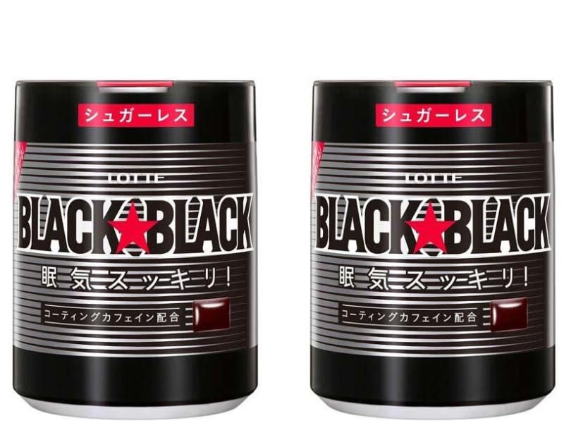 Amazon.com : Lotte Black Black Gum Powerful Mint Flavor Bottle